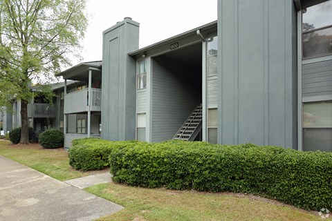 the building where the apartment is located